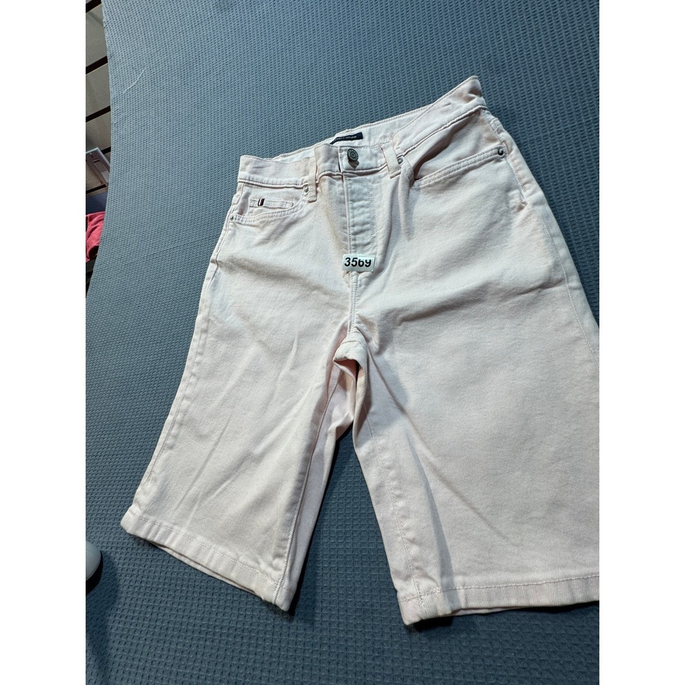 Tommy Hilfiger Slim Bermuda Shorts Womens 6 Pink